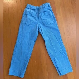 Everlane Bright Blue Cotton Straight Leg Pant, Size 6